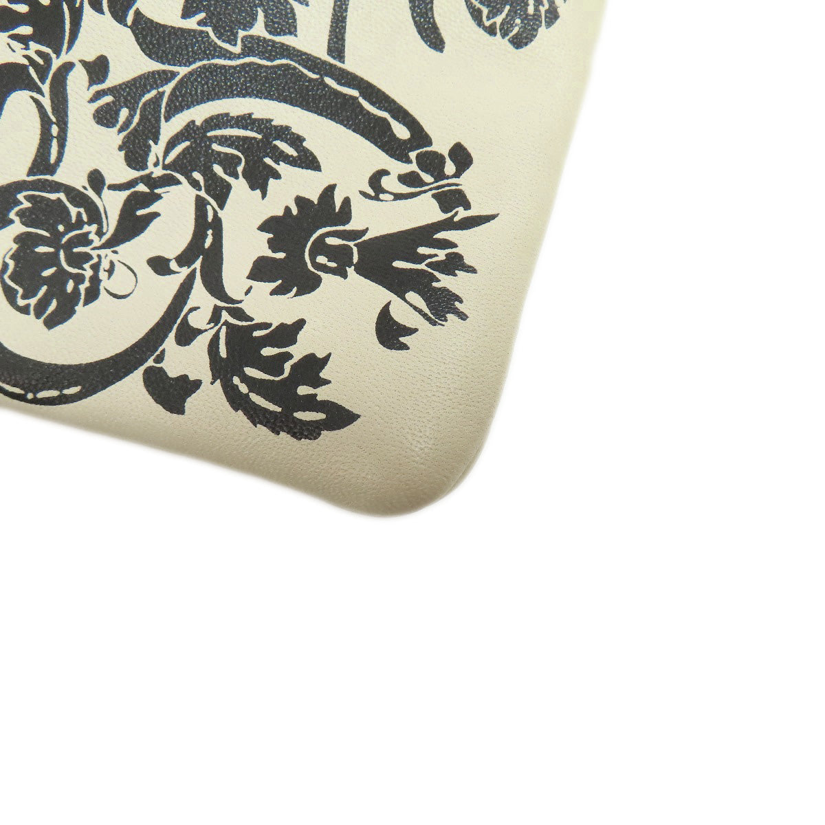 LOEWE Tassel charm all-over pattern Cosmetics Pouch Lambskin Ladies [Used]