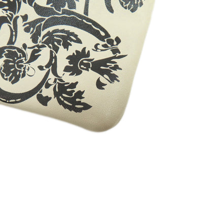 LOEWE Tassel charm all-over pattern Cosmetics Pouch Lambskin Ladies [Used]