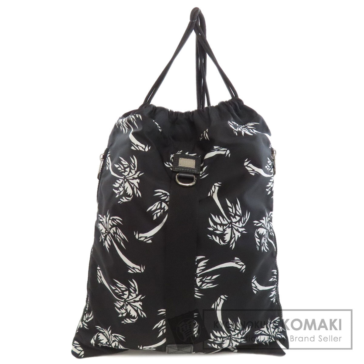 D&G Knapsack Palm Tree Backpack Â· Daypack Nylon Ladies [Used]