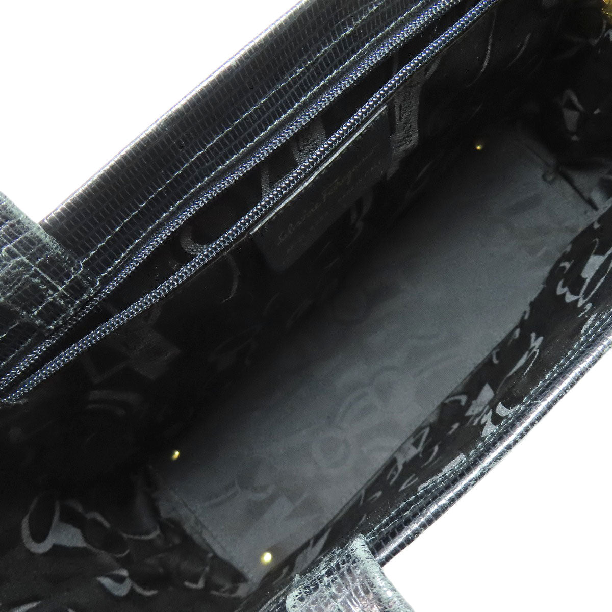 Salvatore Ferragamo logo Tote Bag Leather Ladies [Used]