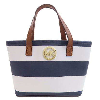 Michael Kors border Handbag Leather Ladies [Used]