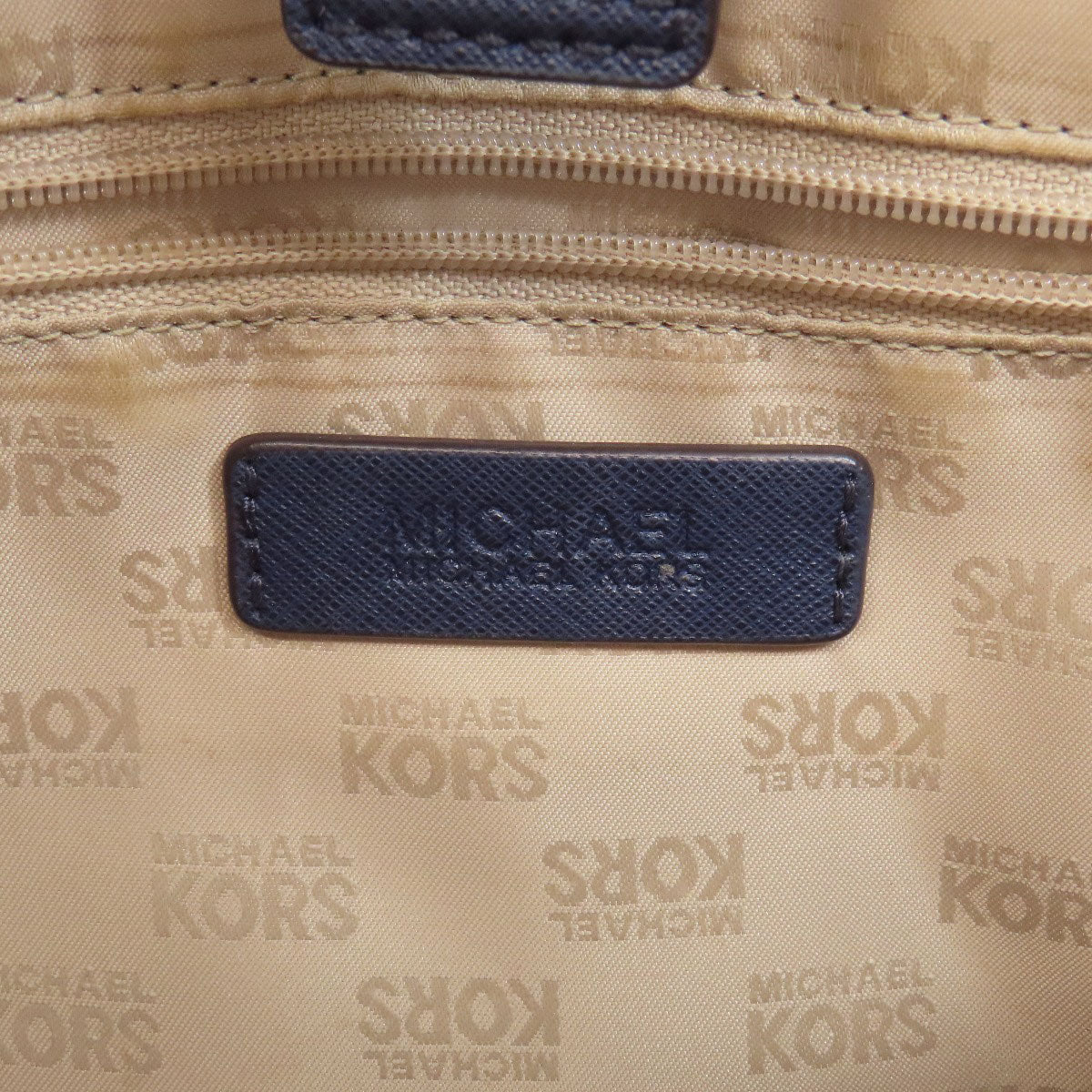 Michael Kors border Handbag Leather Ladies [Used]