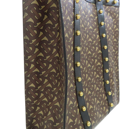 BURBERRY TB logo 2WAY Tote Bag PVC LeatherLadies [Used]