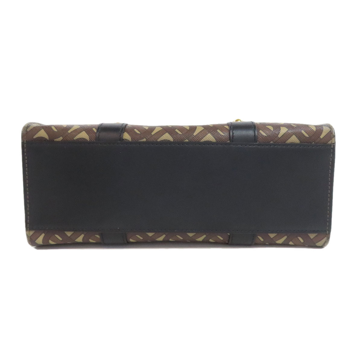 BURBERRY TB logo 2WAY Tote Bag PVC LeatherLadies [Used]