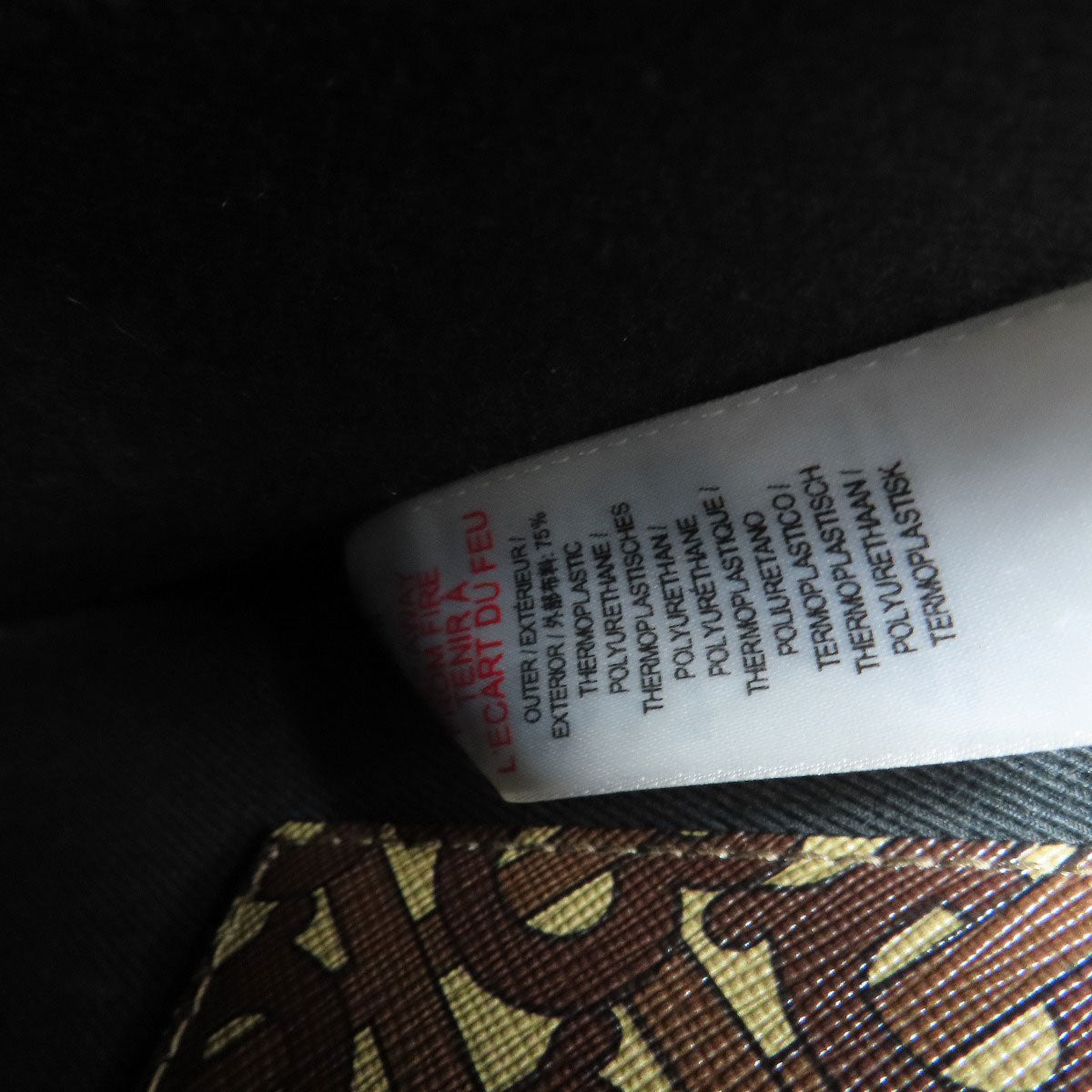 BURBERRY TB logo 2WAY Tote Bag PVC LeatherLadies [Used]