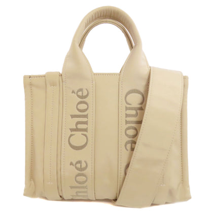 クロエ ウッディ 2WAY ハンドバッグ ナイロン素材 レディース 【中古】【CHLOE】