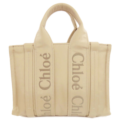 クロエ ウッディ 2WAY ハンドバッグ ナイロン素材 レディース 【中古】【CHLOE】