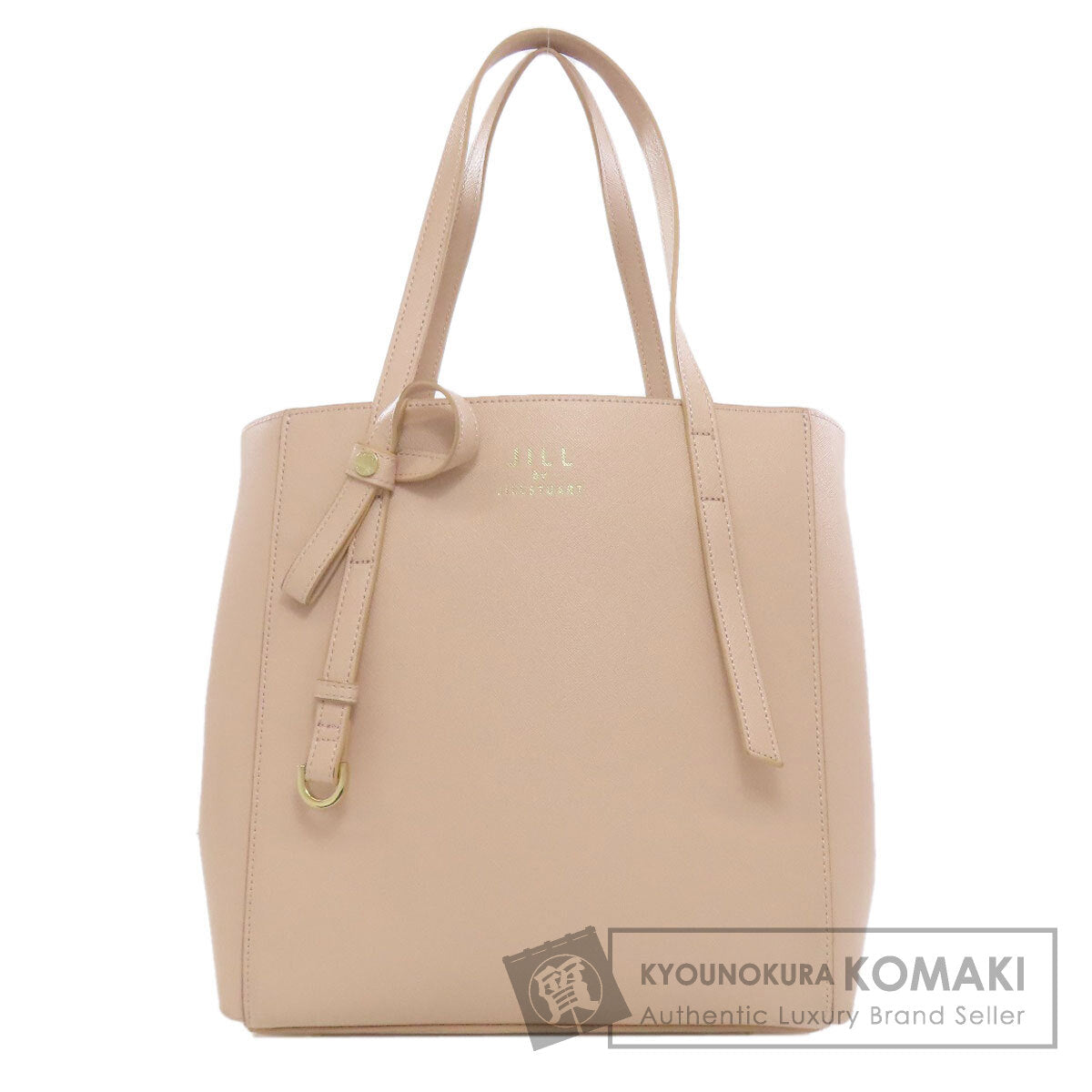 JILLSTUART logo Tote Bag Leather Ladies [Used]