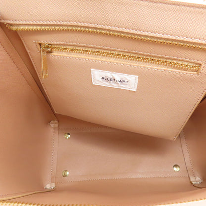 JILLSTUART logo Tote Bag Leather Ladies [Used]