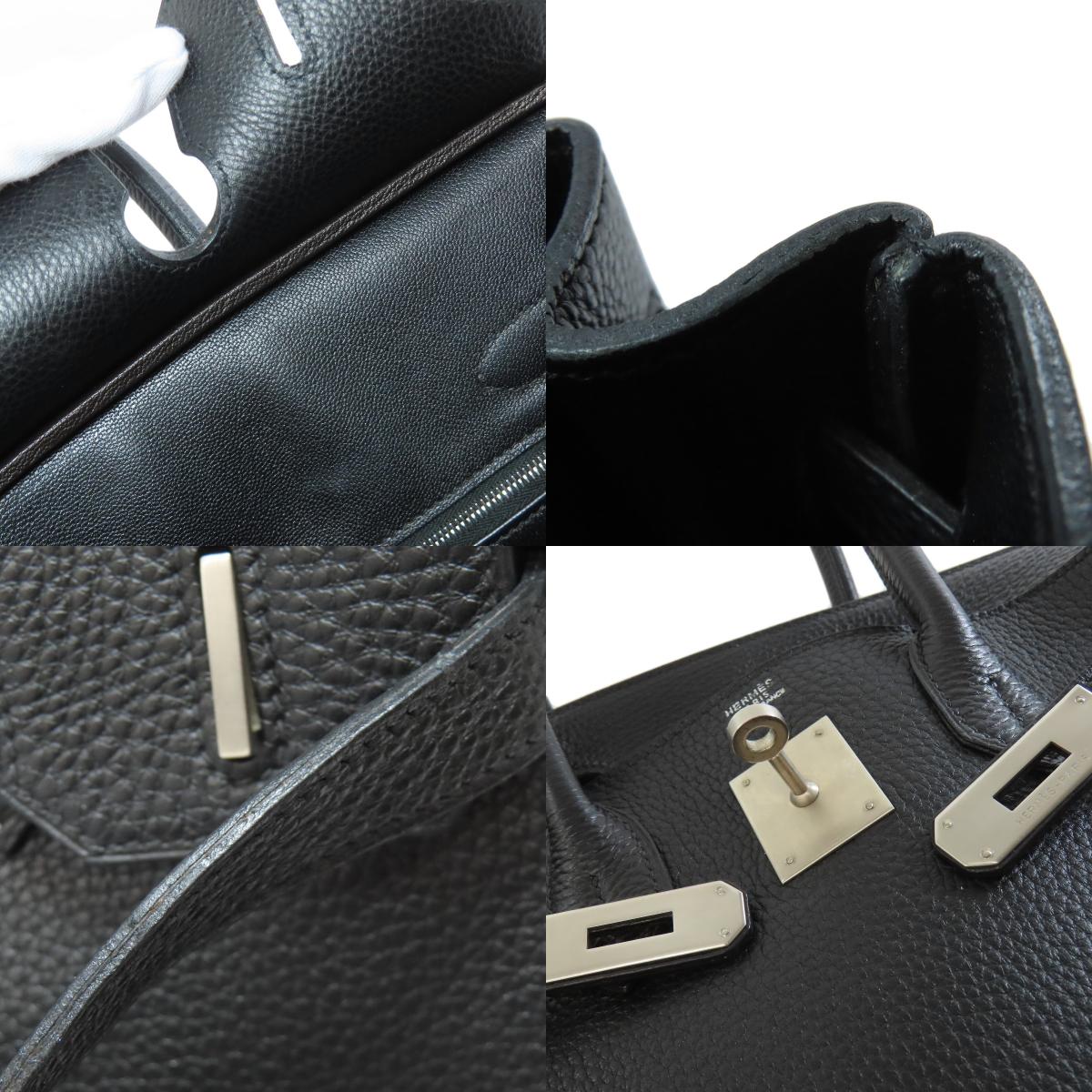 HERMES Birkin 30 SilverHardware Handbag Togo Ladies [Used]