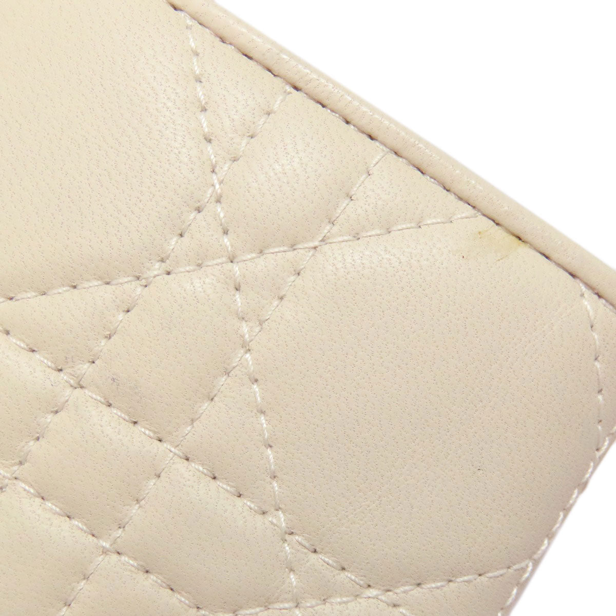 CHRISTIAN DIOR Canage key holder Calf Ladies [Used]