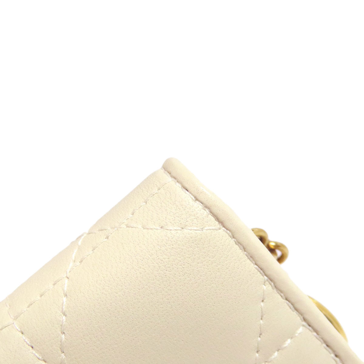 CHRISTIAN DIOR Canage key holder Calf Ladies [Used]