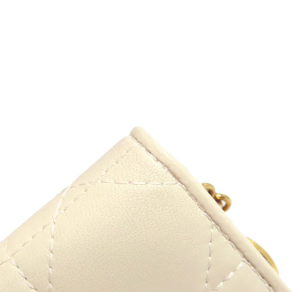 CHRISTIAN DIOR Canage key holder Calf Ladies [Used]