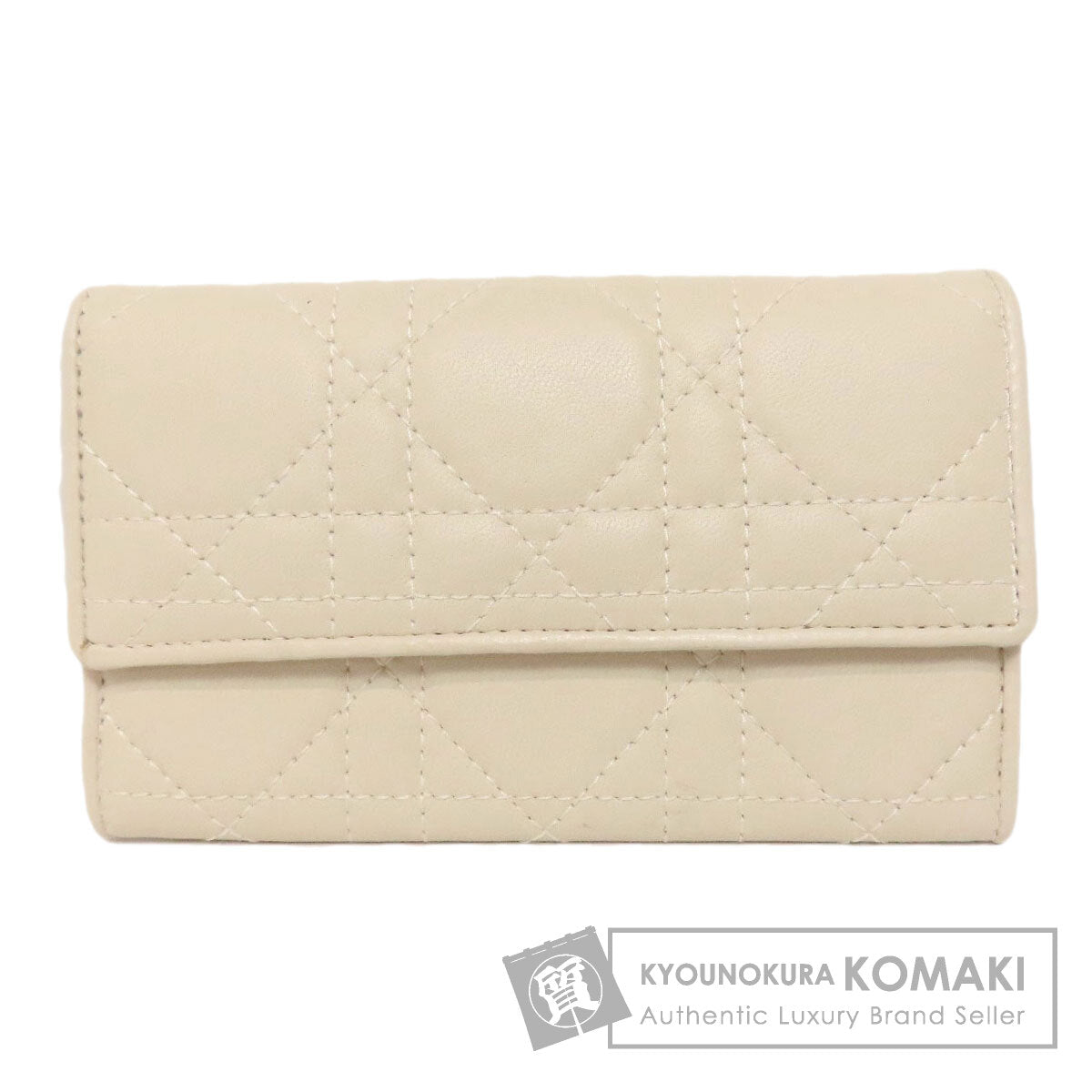 CHRISTIAN DIOR Canage key holder Calf Ladies [Used]