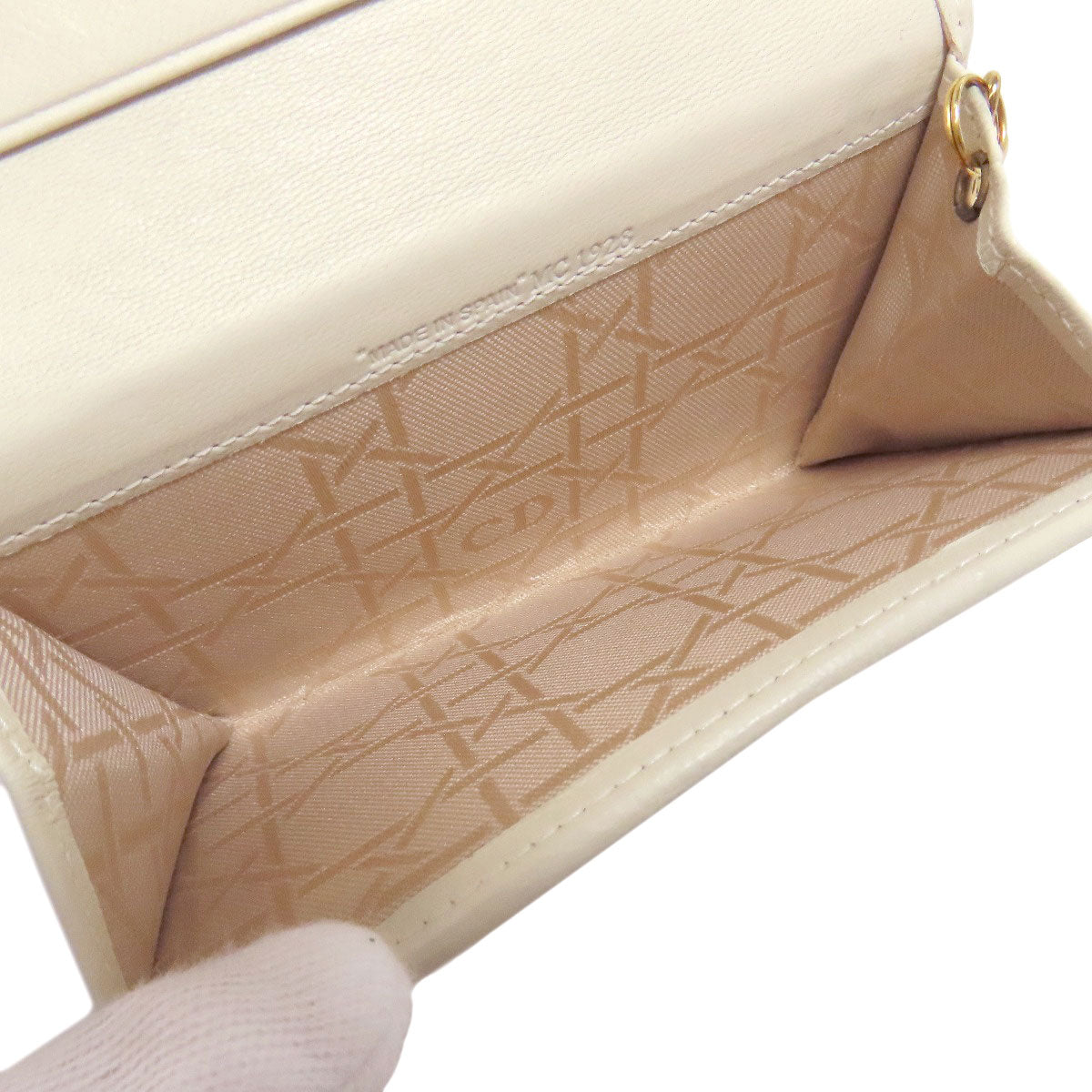 CHRISTIAN DIOR Canage key holder Calf Ladies [Used]