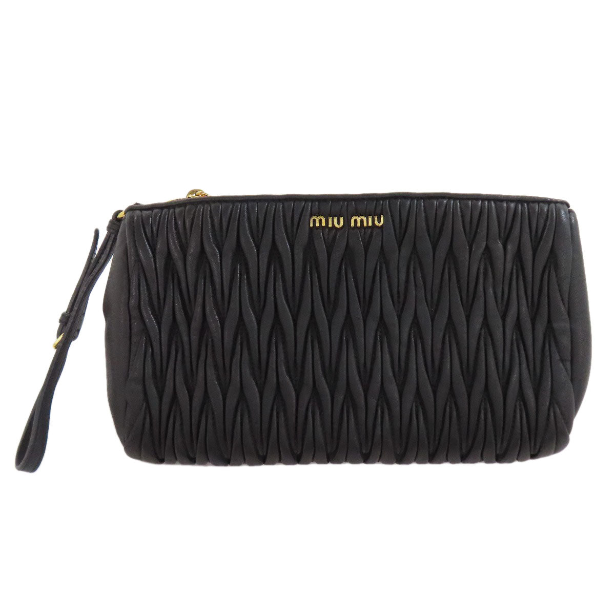 MIUMIU Materasse Accessory pouch Calf Ladies [Used]