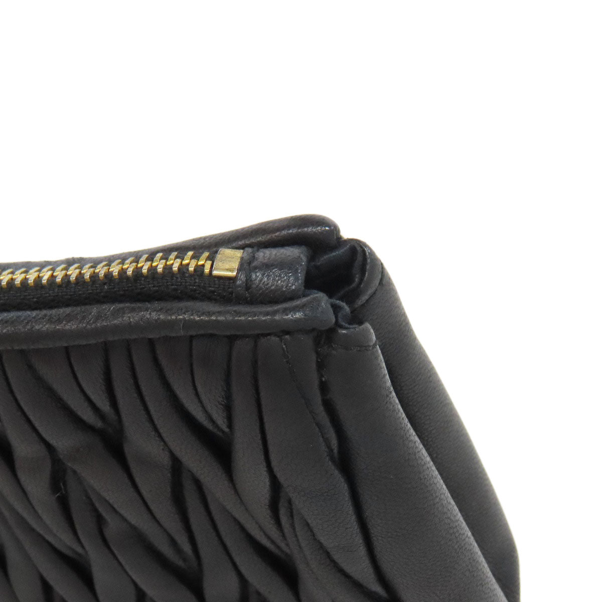 MIUMIU Materasse Accessory pouch Calf Ladies [Used]