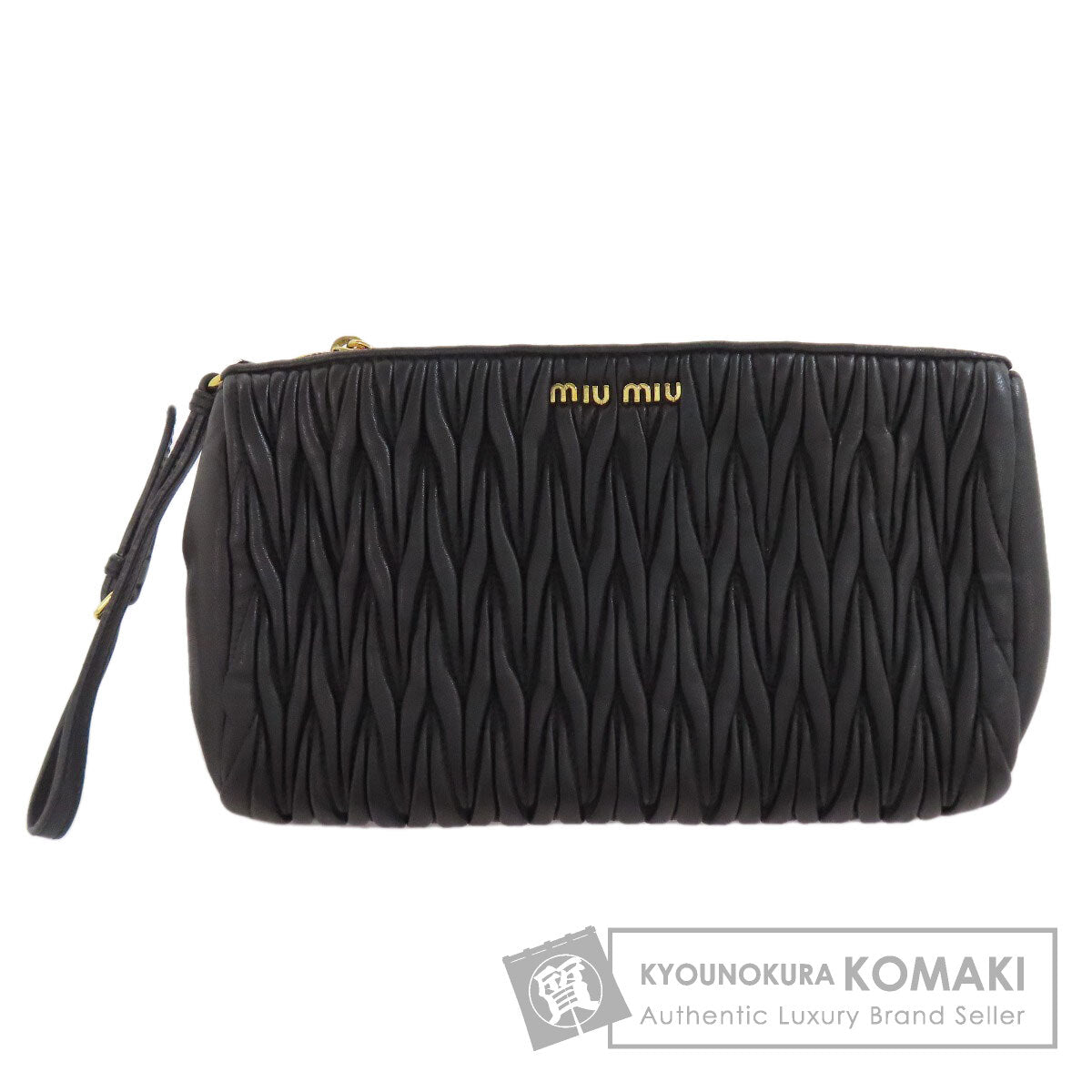 MIUMIU Materasse Accessory pouch Calf Ladies [Used]