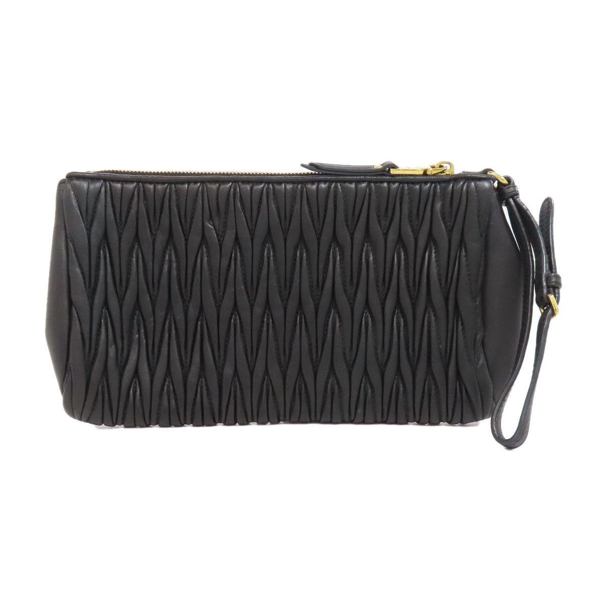 MIUMIU Materasse Accessory pouch Calf Ladies [Used]