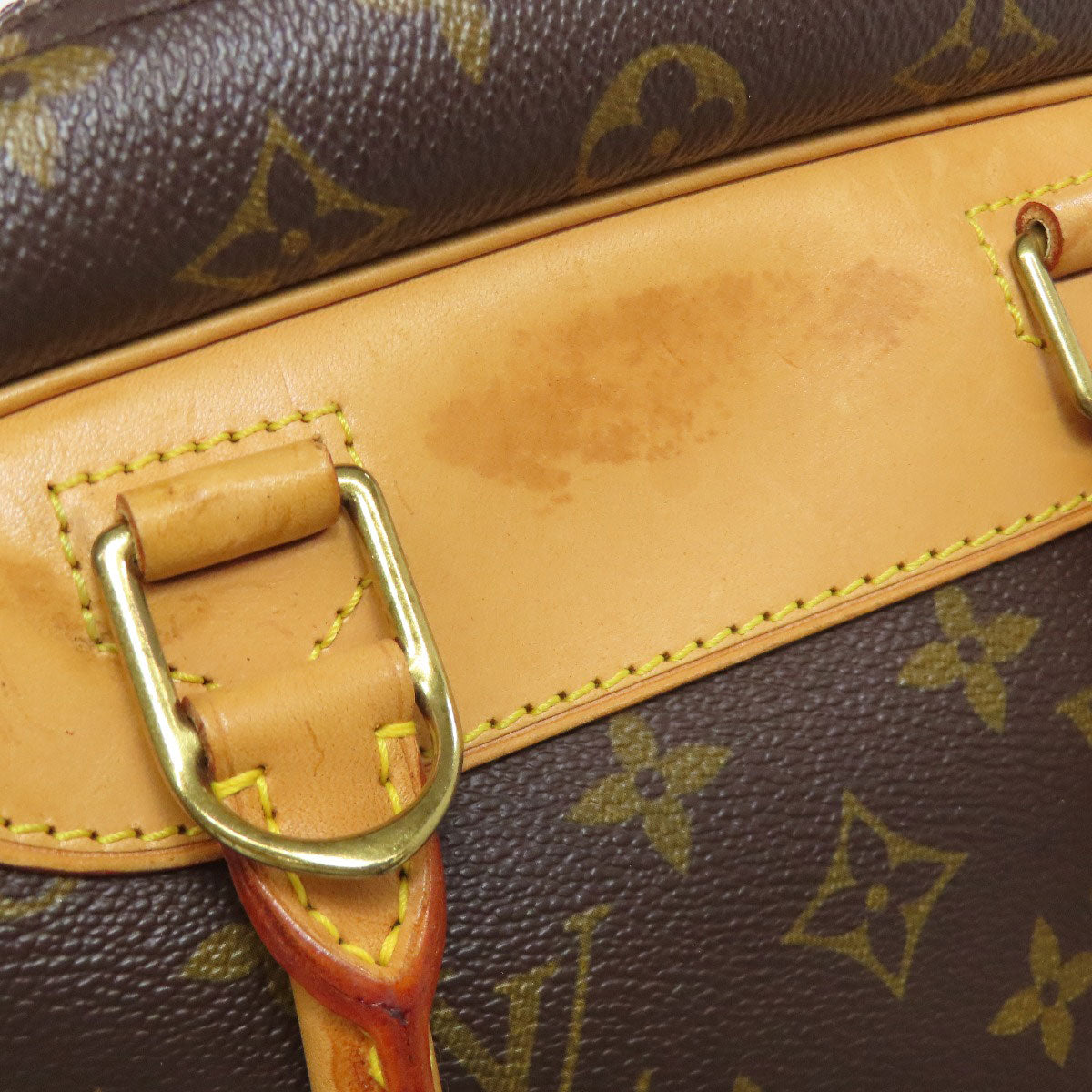 LOUIS VUITTON M47270 Deauville Boston bag Monogram canvas Ladies [Used]