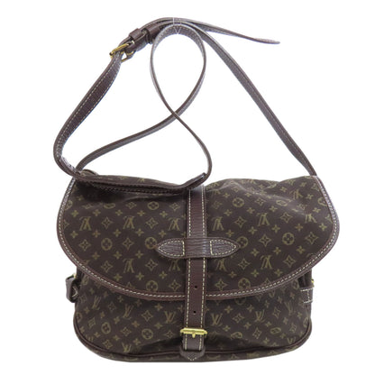 LOUIS VUITTON M95227 Saumur Shoulder Bag Monogram mini orchid Ladies [Used]