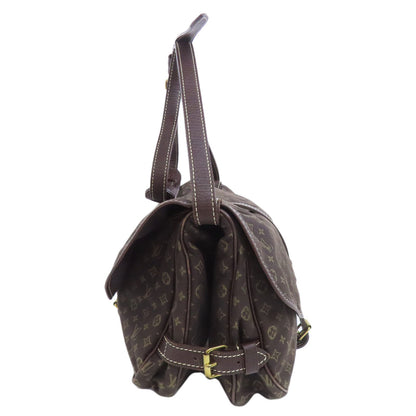 LOUIS VUITTON M95227 Saumur Shoulder Bag Monogram mini orchid Ladies [Used]