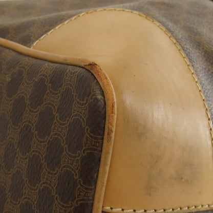 CELINE Macadam pattern Boston bag PVC Ladies [Used]