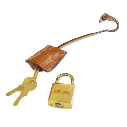 CELINE Macadam pattern Boston bag PVC Ladies [Used]