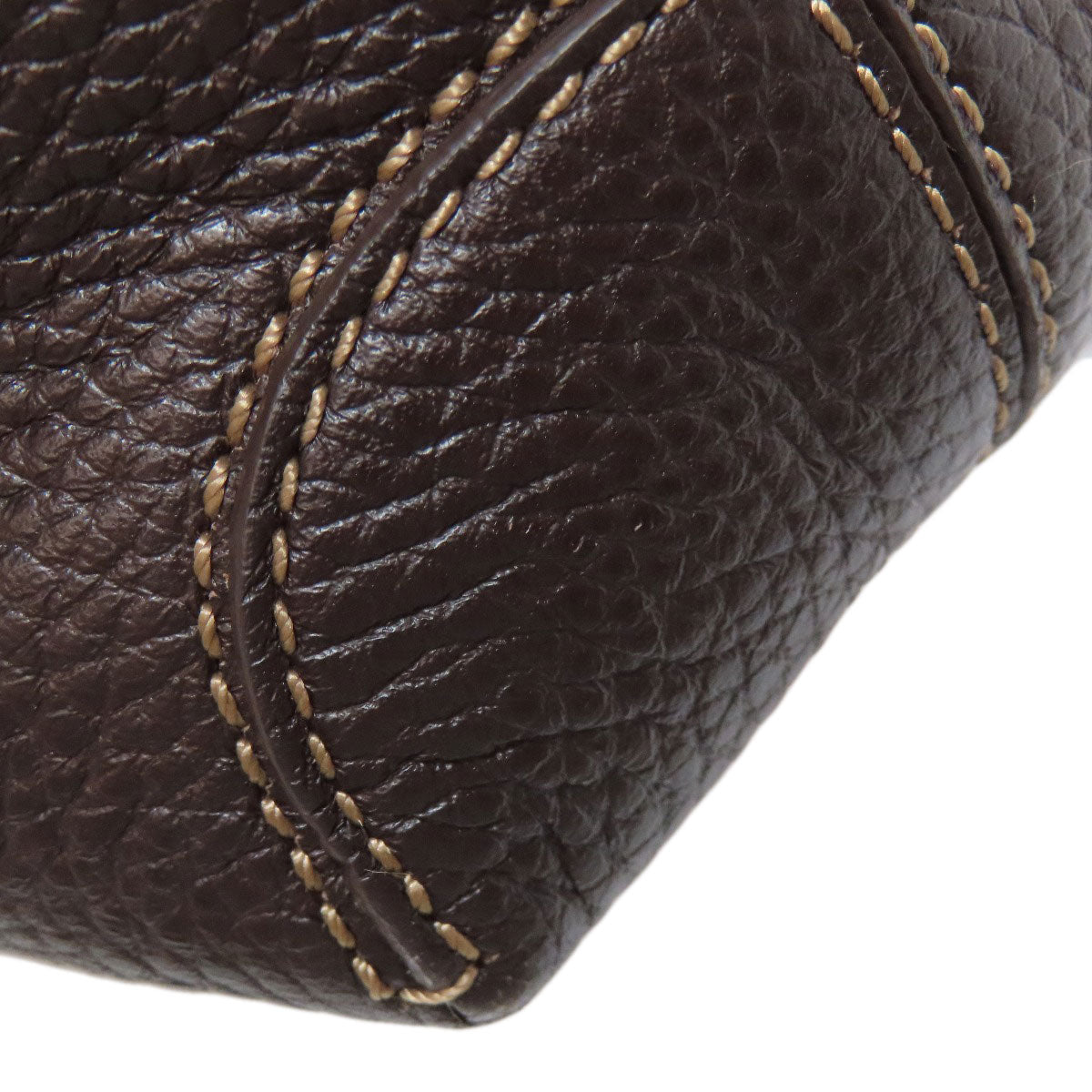 TODS logo Handbag Leather Ladies [Used]