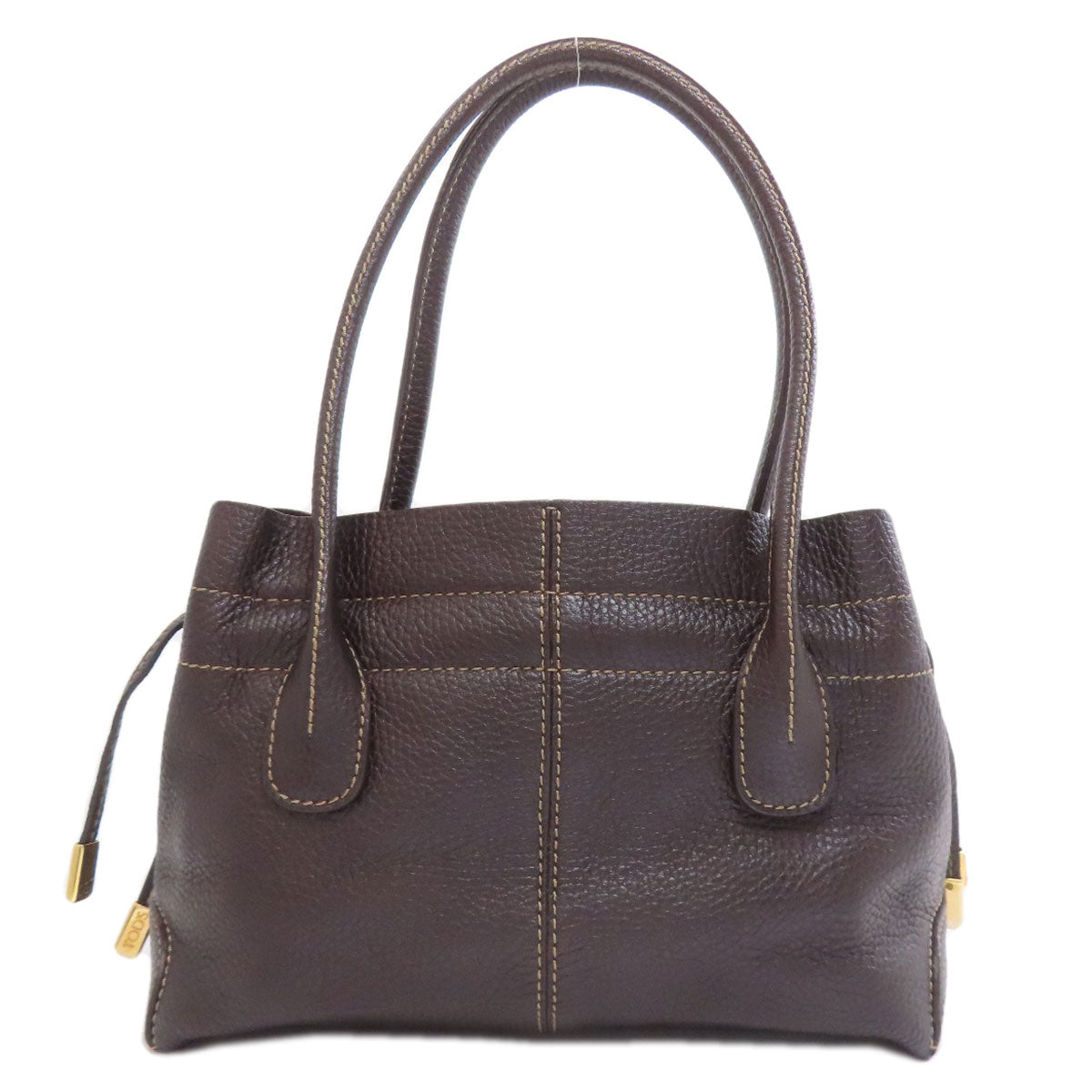 TODS logo Handbag Leather Ladies [Used]