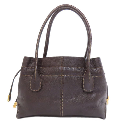TODS logo Handbag Leather Ladies [Used]