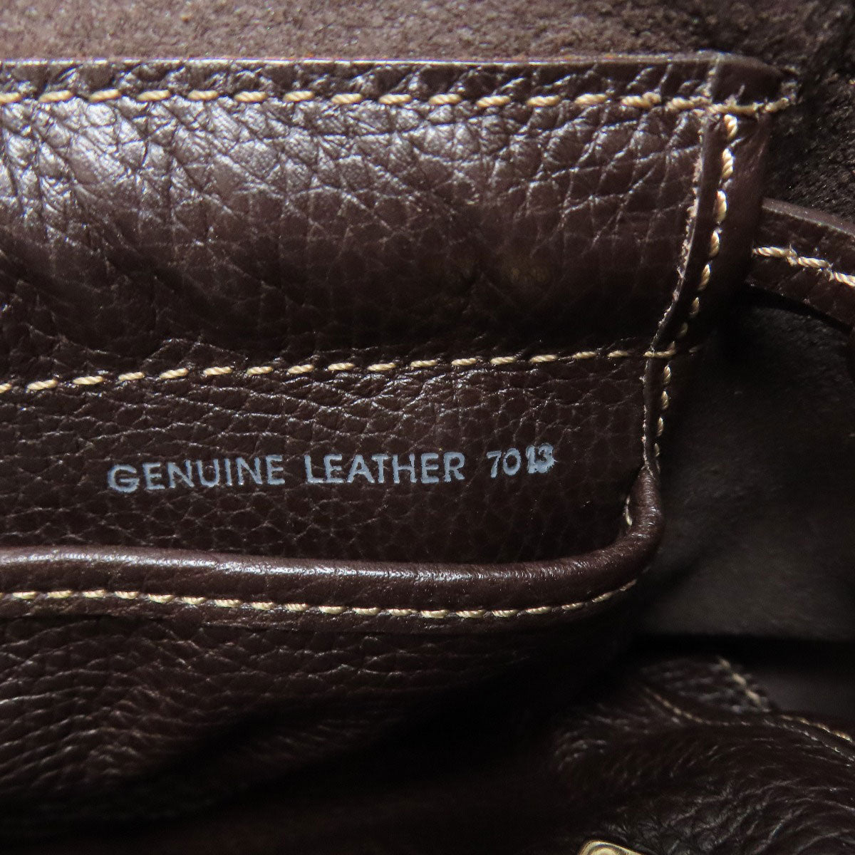 TODS logo Handbag Leather Ladies [Used]