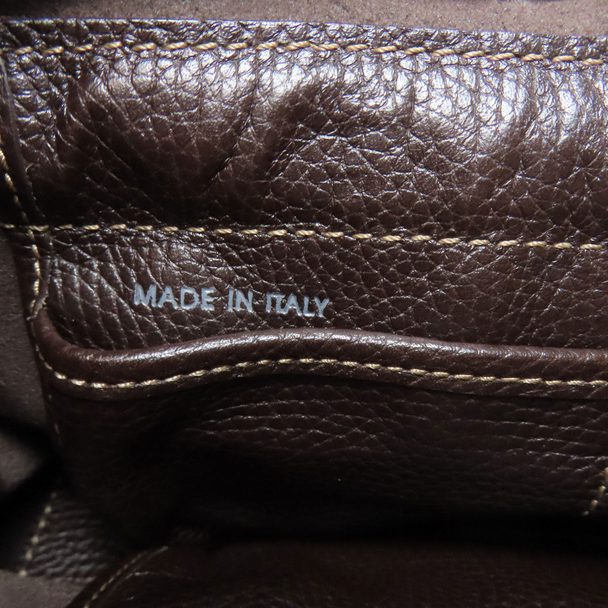 TODS logo Handbag Leather Ladies [Used]
