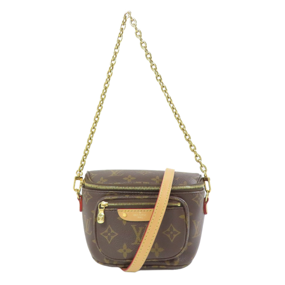 LOUIS VUITTON M82335 mini bum bag Handbag Monogram canvas Ladies [Used]
