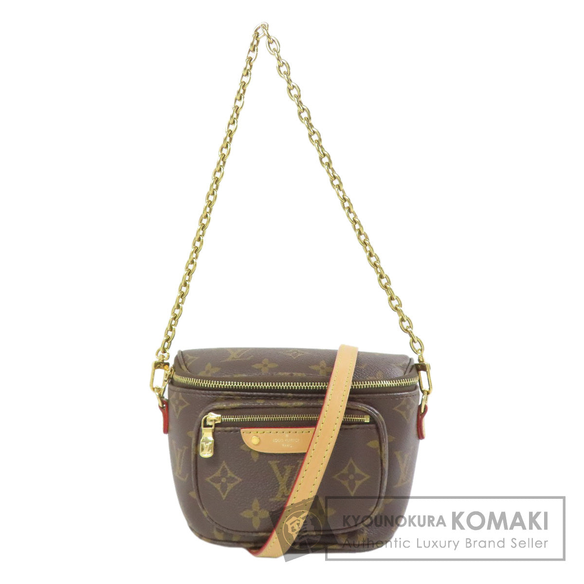 LOUIS VUITTON M82335 mini bum bag Handbag Monogram canvas Ladies [Used]