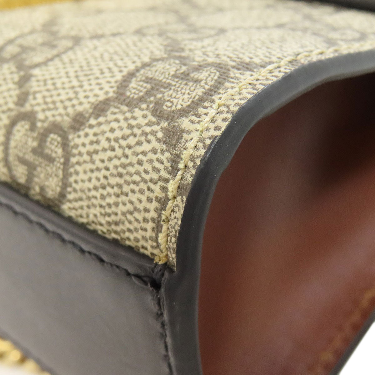 GUCCI 409487 GG ChainShoulder Shoulder Bag PVC Ladies [Used]