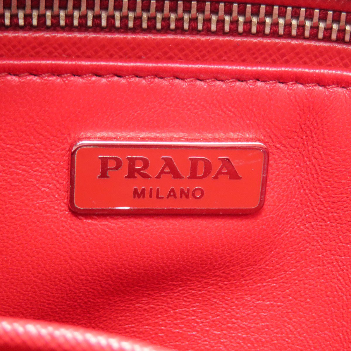 PRADA Face Art Handbag PVC Ladies [Used]