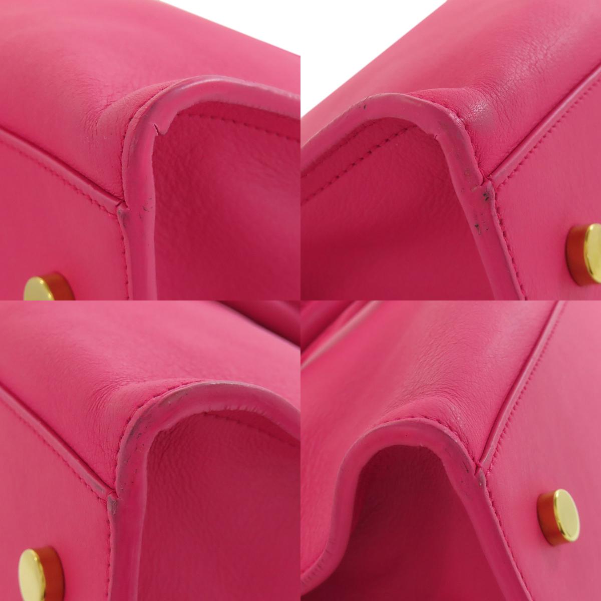 イヴ・サンローラン カサンドラ 2WAY ハンドバッグ レザー レディース 【中古】【YVES SAINT LAURENT】