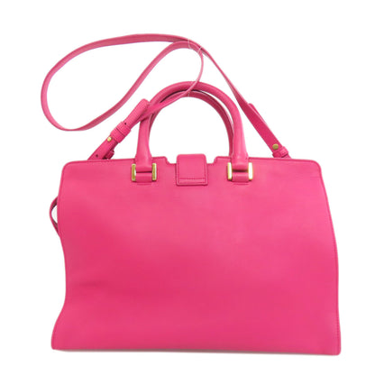 イヴ・サンローラン カサンドラ 2WAY ハンドバッグ レザー レディース 【中古】【YVES SAINT LAURENT】