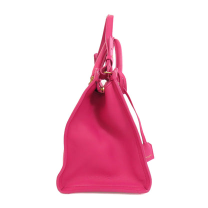 イヴ・サンローラン カサンドラ 2WAY ハンドバッグ レザー レディース 【中古】【YVES SAINT LAURENT】