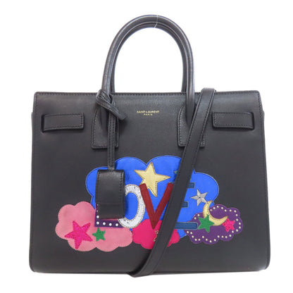 サンローラン LOVE2 WAY ハンドバッグ カーフ レディース 【中古】【SAINT LAURENT】