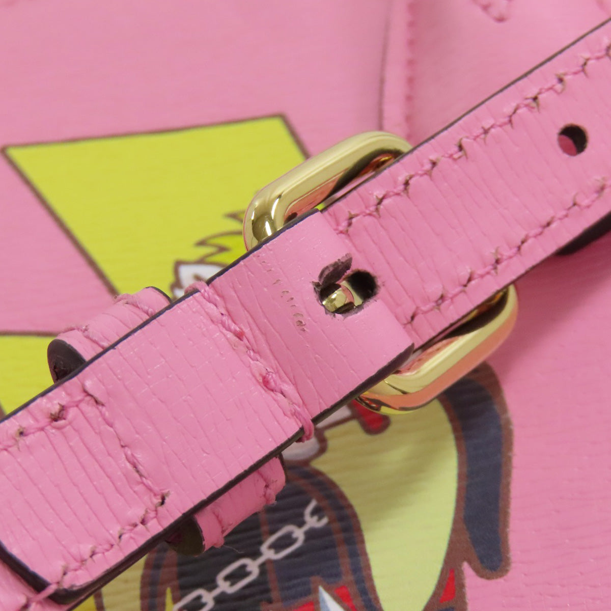 GUCCI 671623 Bananya collaboration 2WAY Handbag Leather Ladies [Used]