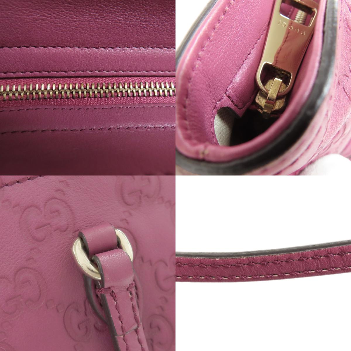 GUCCI 353119 GG signature guccissima Handbag Leather Ladies [Used]