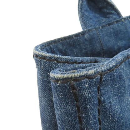 PRADA 1BG439 Canapa mini 2 WAY Handbag Denim Ladies [Used]