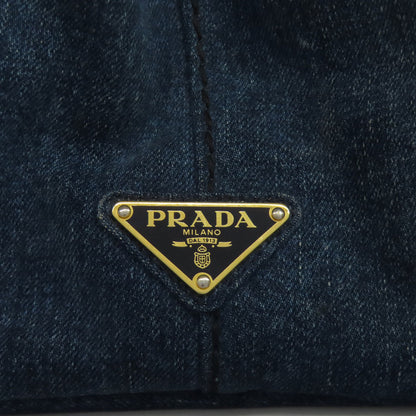 PRADA 1BG439 Canapa mini 2 WAY Handbag Denim Ladies [Used]