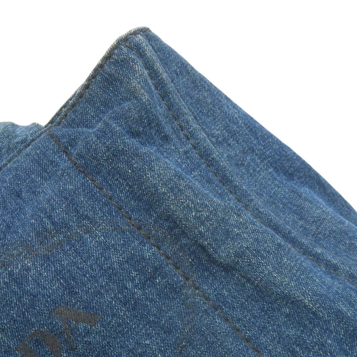 PRADA B1877B Canapa Tote Bag Denim Ladies [Used]