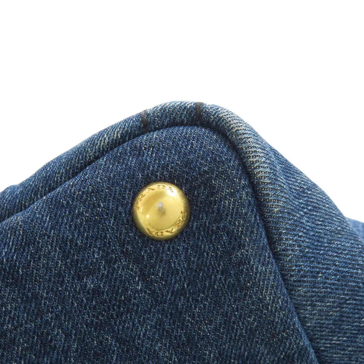 PRADA B1877B Canapa Tote Bag Denim Ladies [Used]