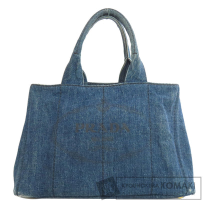 PRADA B1877B Canapa Tote Bag Denim Ladies [Used]