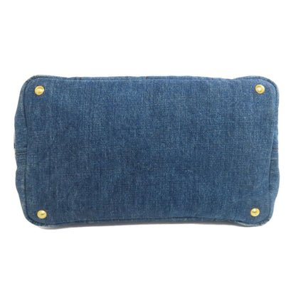 PRADA B1877B Canapa Tote Bag Denim Ladies [Used]