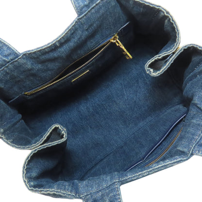 PRADA B1877B Canapa Tote Bag Denim Ladies [Used]